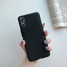 Чохол Candy Silicone для Oppo A17 / A17K колір Чорний