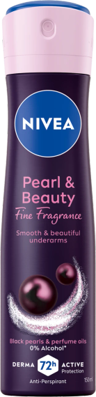 NIVEA Pearl & Beauty Black Pearl Антиперспірант-спрей, 72 год 150 мл