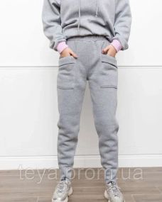 Спортивные штаны цвет светло-серый размеры XXL, XL, 3XL, M, L FI_002612