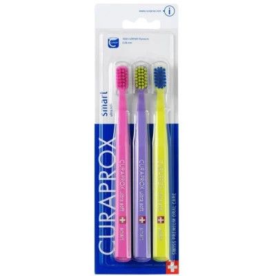 Детская зубная щетка Curaprox Ультрамягкие CS Smart Ultra Soft (от 5 лет) 3 шт (CS Smart/3-01)