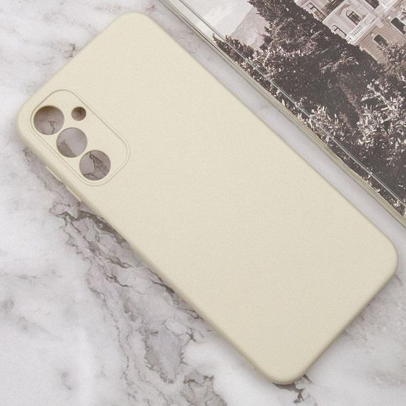 Чохол TPU GETMAN Liquid Silk Full Camera для Samsung Galaxy A14 4G/5G Пісочний / Sand | Зображення 3