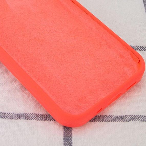 Чехол Silicone Case Full Protective (AA) NO LOGO для Apple iPhone 15 (6.1") Арбузный / Watermelon red | Зображення 2