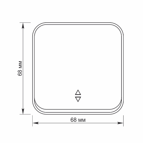 VIDEX BINERA Вимикач зовнішній 1кл прохідний чорний графіт (VF-BNS11P-BG) | Зображення 3