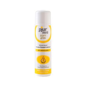 Силіконовий лубрикант pjur MED Soft glide 100 мл з олією жожоба для дуже сухої та чутливої шкіри