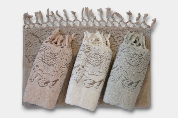 Набор полотенец 50х90 см Pupilla Sembol, лицевые 4 шт. | Зображення 2