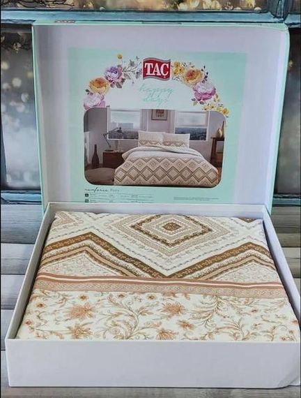 Постельное белье Tac Perry Ранфорс Хлопок Евро размер