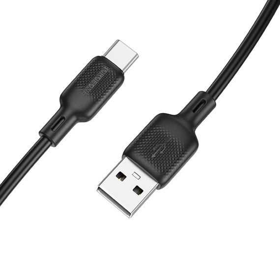 Дата кабель Borofone BX113 Lenny USB to Type-C 3A (1m) Black | Зображення 2
