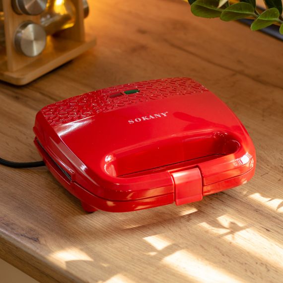 Сендвічниця  - бутербродниця з антипригарним покриттям Sokany SK-08051 | Зображення 9