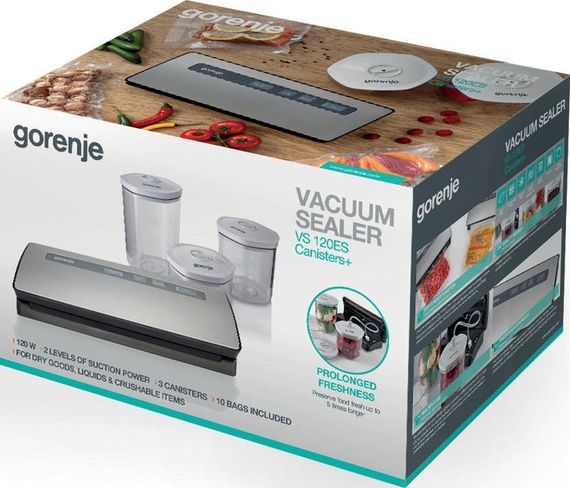 Вакуумный упаковщик Gorenje VS120ES 120 Вт | Зображення 3