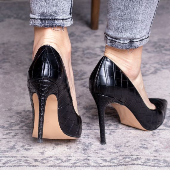 Туфли женские Fashion Toni 2457 37 размер 24 см Черный | Зображення 3