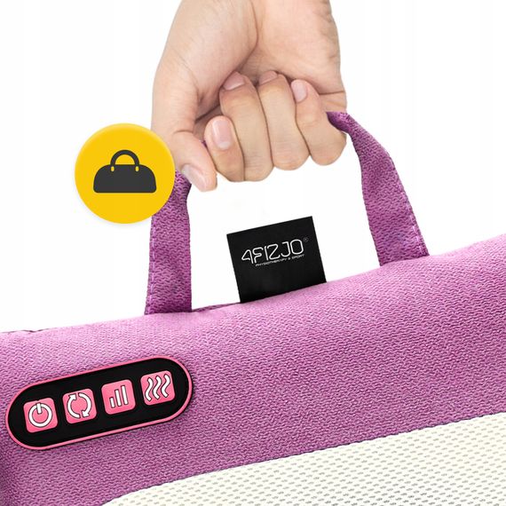 Подушка-масажер 4FIZJO Shiatsu Lite Violet (P-5905973404129) | Зображення 4