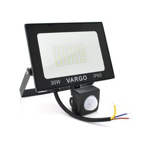 Прожектор LED c датчиком руху Vg-30W,IP65.6500K,2700Лм. Box