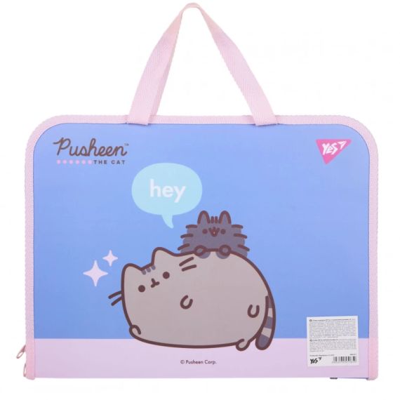 Папка-портфель на блискавці Pusheen YES 492317 Різнокольоровий shop (5056574451859) | Зображення 1
