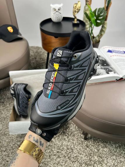 Чоловічі кросівки Salomon XT-6 ADV GTX Black Grey весна / літо / осінь A3838 45 28,5-29 см
