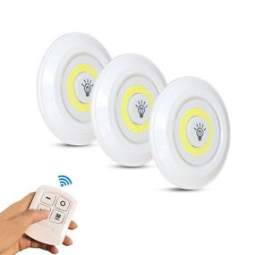Набор светодиодных светильников LED Control set BL-1012 на батерейках с пультом ДУ, 3 лампы в комплекте