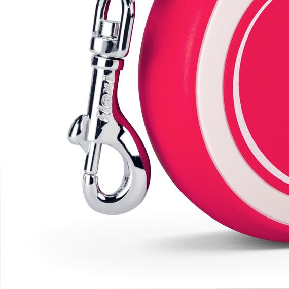 Повідець-рулетка Flexi для собак New Comfort стрічка червона розмір XS 3 м/ 12 кг | Зображення 3