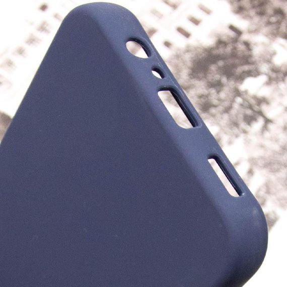 Чехол TPU GETMAN Liquid Silk Full Camera для Samsung Galaxy A16 4G/5G Синий / Midnight Blue | Зображення 6