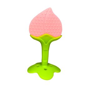 Прорезыватель силиконовый "Персик" MGZ-0401-4 в футляре