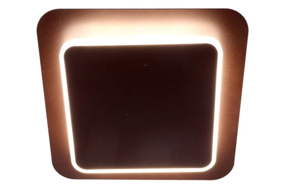 Сучасний креативний світильник стельовий LED для кухні ванної офісу 25462 Коричневий 5х25х25 см. | Зображення 3