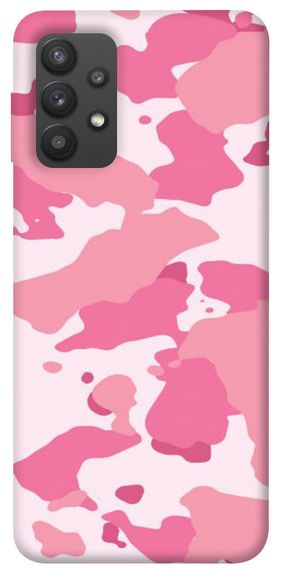 Чохол IBANAN Рожевий камуфляж 2 для Samsung Galaxy A32 (A325F) 4G, Рожевий