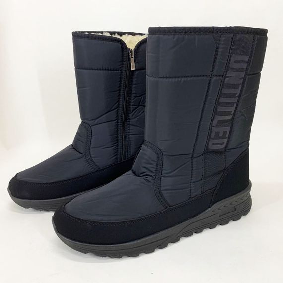 Чоботи чоловічі утеплені чорні 42р 27,5см, Гумові чоботи для прогулянок | Зображення 5