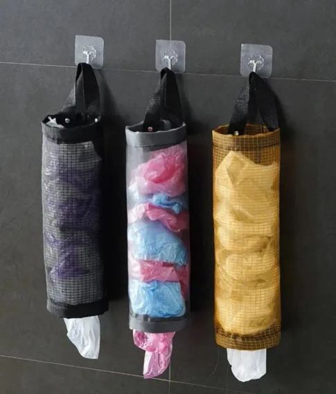 Кухонний органайзер для пакетів, настінний тримач для пластикових пакетів LY-458