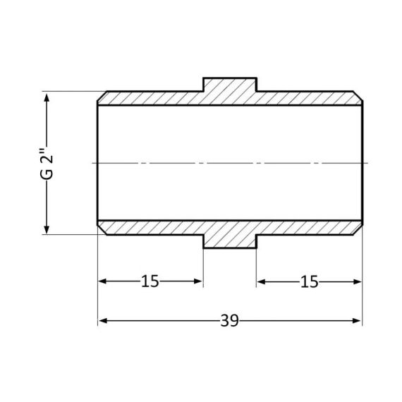 Ниппель Thermo Alliance Standart 2" НР SD4075050 | Зображення 1