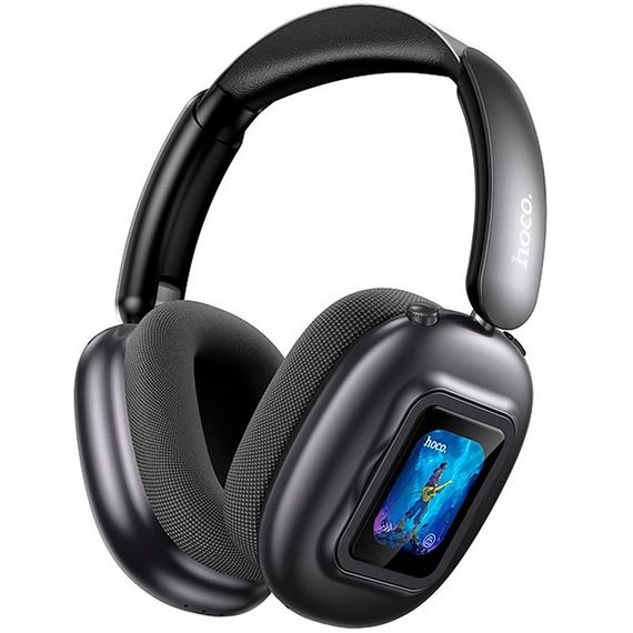 Накладные беспроводные наушники Hoco ESD23 Lasting ANC with display Black