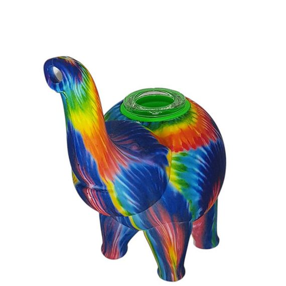 Кальян Компактная Трубка Из Силикона "Elephant Abstract V2" | Зображення 2