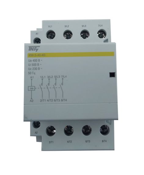 Контактор модульный КМ-3-40-40 40А 230AC 4NO 4р 3мод. Ny95503891 | Зображення 1