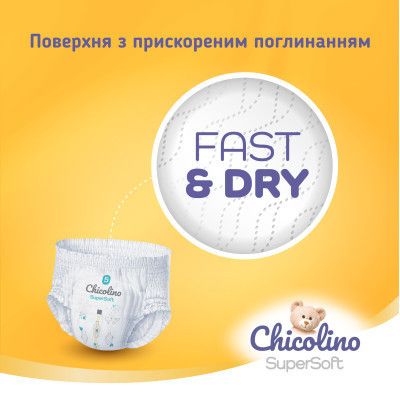 Подгузники Chicolino Super Soft Размер 4 (7-14кг) 36 шт (4823098414445) | Зображення 6