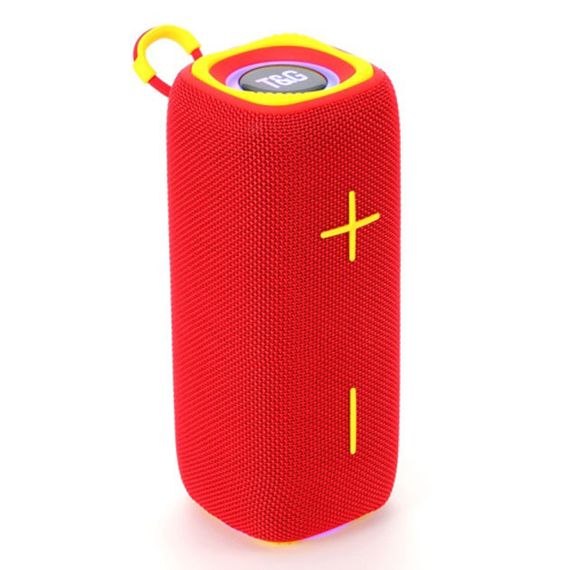 Портативна Bluetooth колонка TG654 8W з підсвічуванням. YC-417 Колір: червоний | Зображення 9