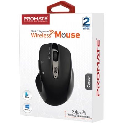 Мышка Promate Cursor Wireless Black (cursor.black) | Зображення 6