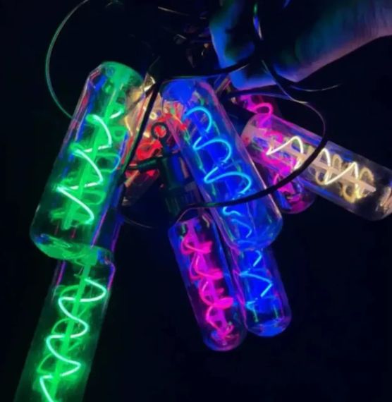 Гірлянда "Довгі лампи спіраль" (SFK-48) (Вулична, 220V) | Зображення 1