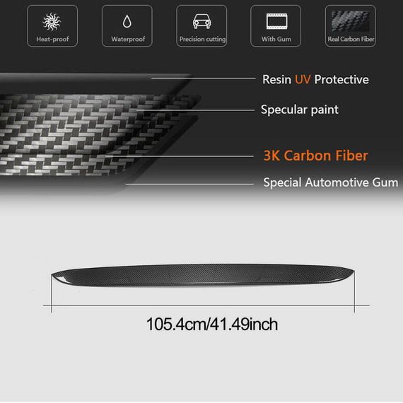 Спойлер V2 (купе, Карбон) для Mercedes S-class C217 Coupe 2014-2020 рр | Зображення 5