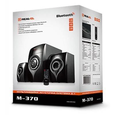 Акустическая система REAL-EL M-370 black | Зображення 7