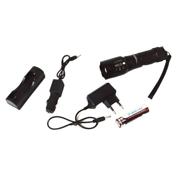 Тактичний ліхтар на акумуляторі з юсб Bailong BL-8900-P50, Військовий тактичний ліхтар ZQ-42 | Зображення 4