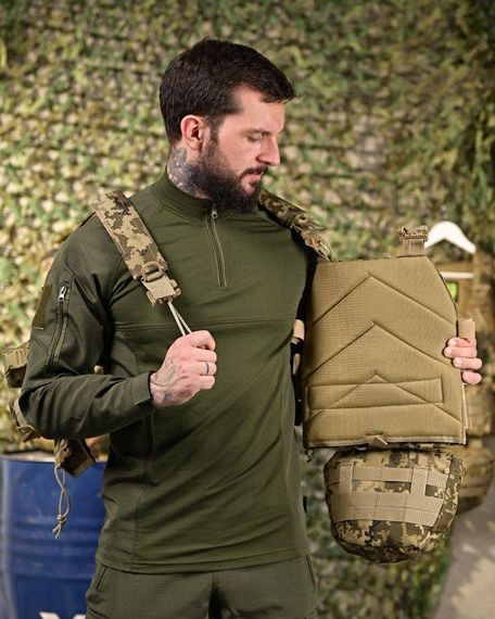 Плитоноска 4 точки быстрый сброс frion  с напашником пиксель  ПП4633 | Зображення 6