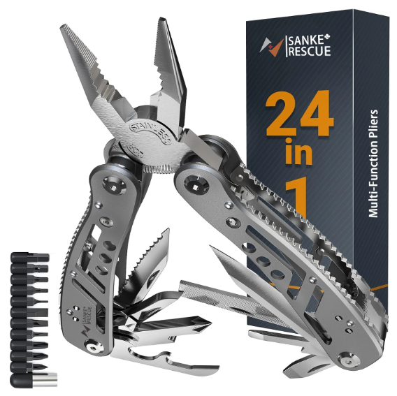 Мультитул 24в1 нержавіюча сталь