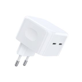 Мережевий зарядний пристрій Choetech Q5008-EU-WH, 2 USB-С