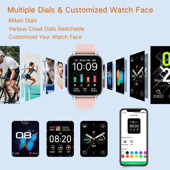 Смарт-годинник багатофункціональний, Nerunsa, водонепроникний фітнес-трекер | Зображення 8