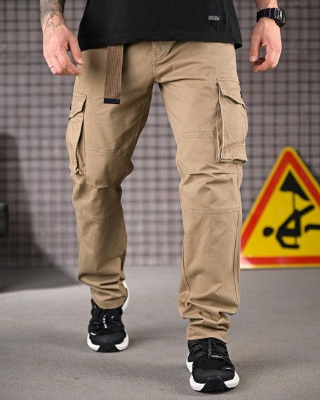 Міські штани карго coyot з ременем РП7434 | Зображення 1