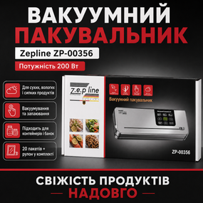 Вакуумный упаковщик с ножом Zepline ZP-00356