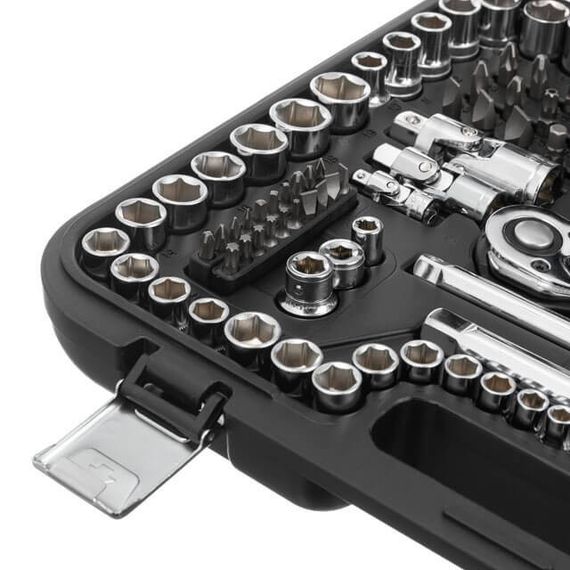 Набір інструментів 171 од., STORM, 1/2", 3/8", 1/4", Cr-V INTERTOOL ET-8171 | Зображення 6