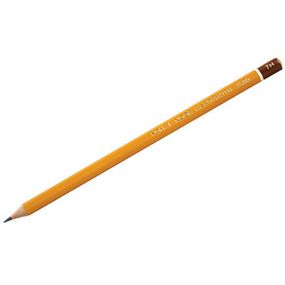 Карандаш графитный Koh-i-Noor 7H без резинки корпус Желтый (1500.7H) - Топ Продаж!
