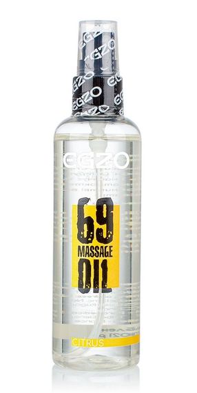 Органічне масажне масло з збудливим ефектом EGZO Expert-Citrus, 100 мл