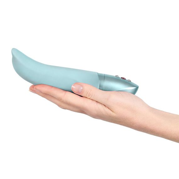 Вібратор для точки G Fun Factory Diva Dolphin Ice Blue, 10 режимів роботи, на батарейках | Зображення 6