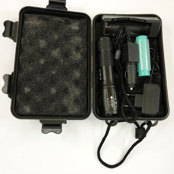 Хороший ліхтарик BL-1831 T6 Police Zoom, Сильний ліхтарик, Ліхтарик поліс, VD-432 Водонепроникний ліхтар | Зображення 6