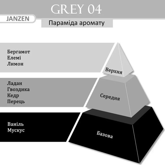 Дезодорант-спрей JANZEN Deodorant Spray Grey 04 (150 ml) | Зображення 1