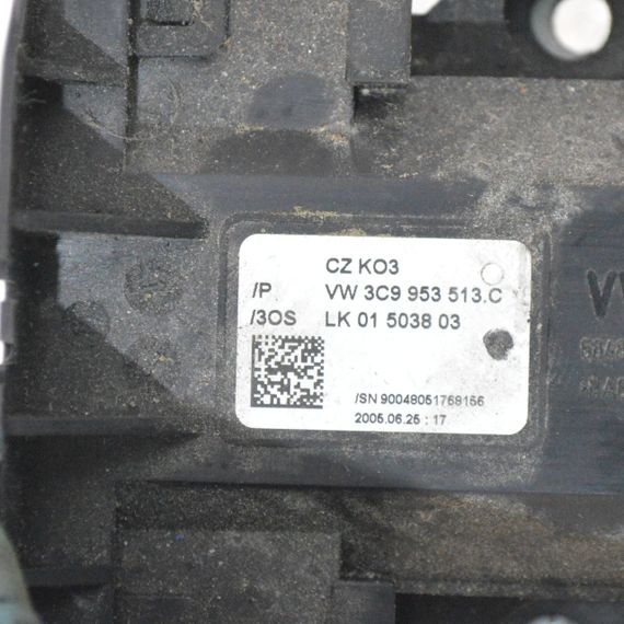 Підрульовий перемикач в зборі Volkswagen Passat B6 2005-2010 Фольксваген Пассат б6 3C9953513C 3C9953507C | Зображення 6